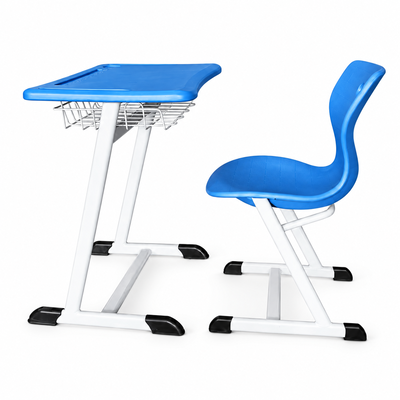Children's Desk and Chair Set, 74×65×45cm – White & Blue product image 2