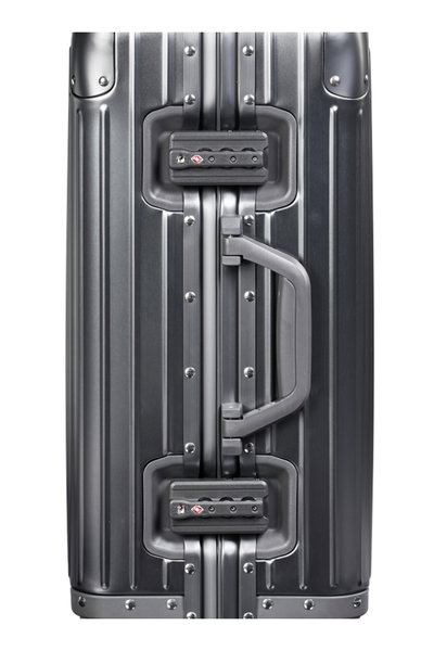 شنطة سفر الومنيوم ليمرا، 20 بوصة، 4 عجلات، RM-601 - رمادي غامق product image 6