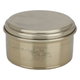 Al Saif Gallery steel box, 11 x 11 x 6 cm, round, lid - gold product image 2