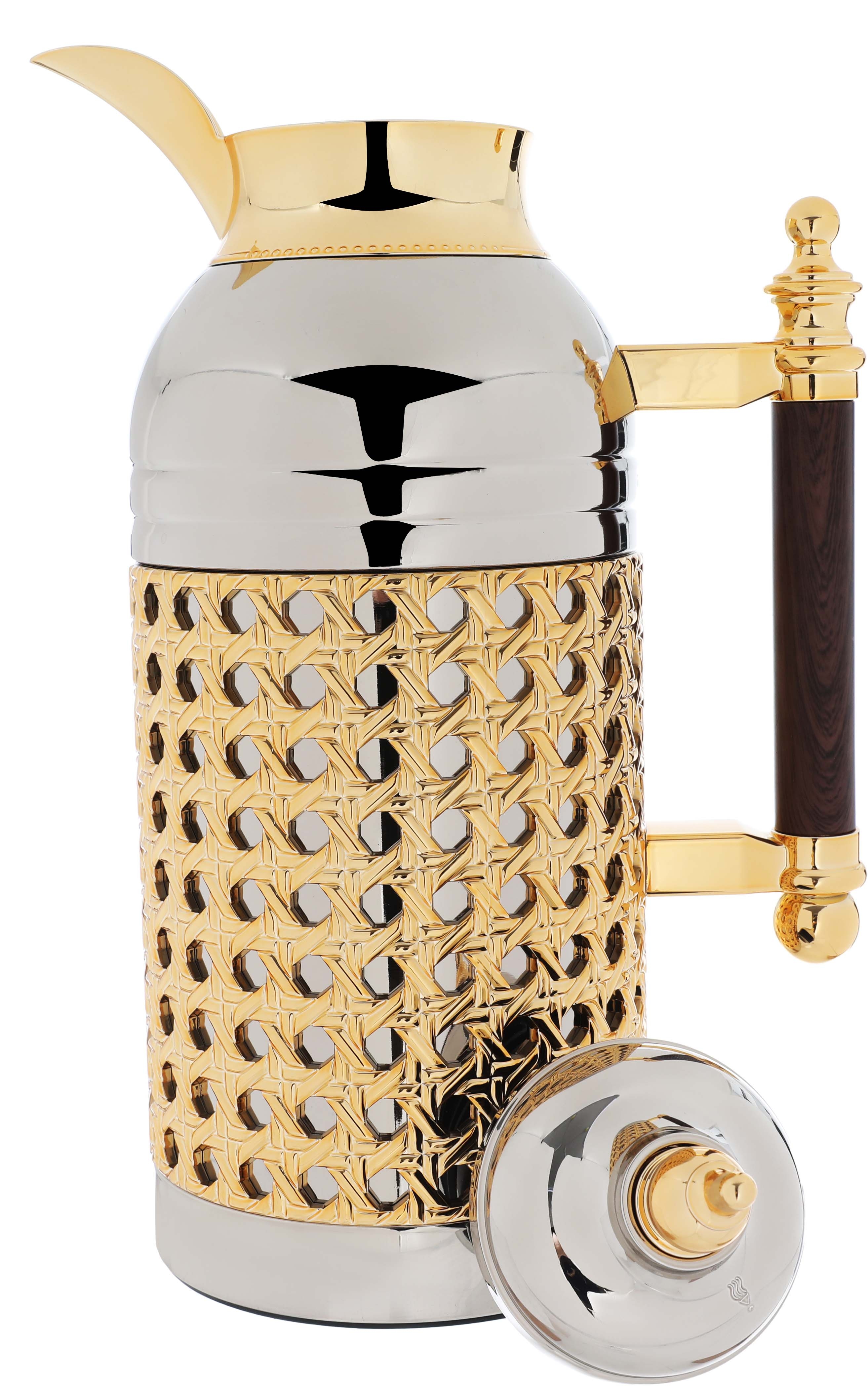 طقم ترامس سارة السيف غاليري، 1/1 لتر، حافظة داخلية زجاج حراري، هيكل خارجي استيل - ذهبي product image 6