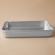 Al Saif Gallery Aluminum Cake Pan, 34.6X24.5X5.5 Cm - Silver product image 1