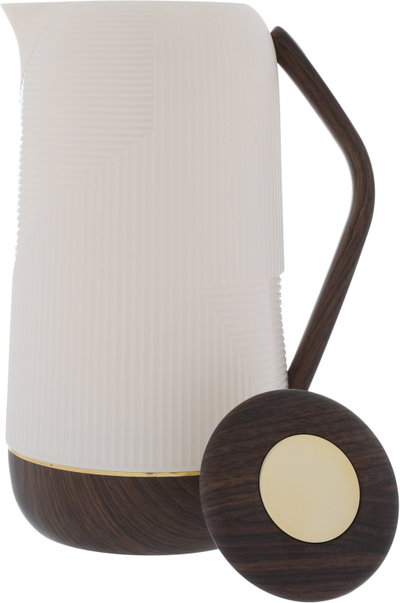 ترمس رواء جلوري، 1 لتر، حافظة داخلية زجاج حراري - بيج product image 4