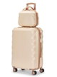 طقم شنط سفر ABS ليمرا، 4 مقاسات، 4 عجلات، WM-228 - بيج ذهبي product image 2