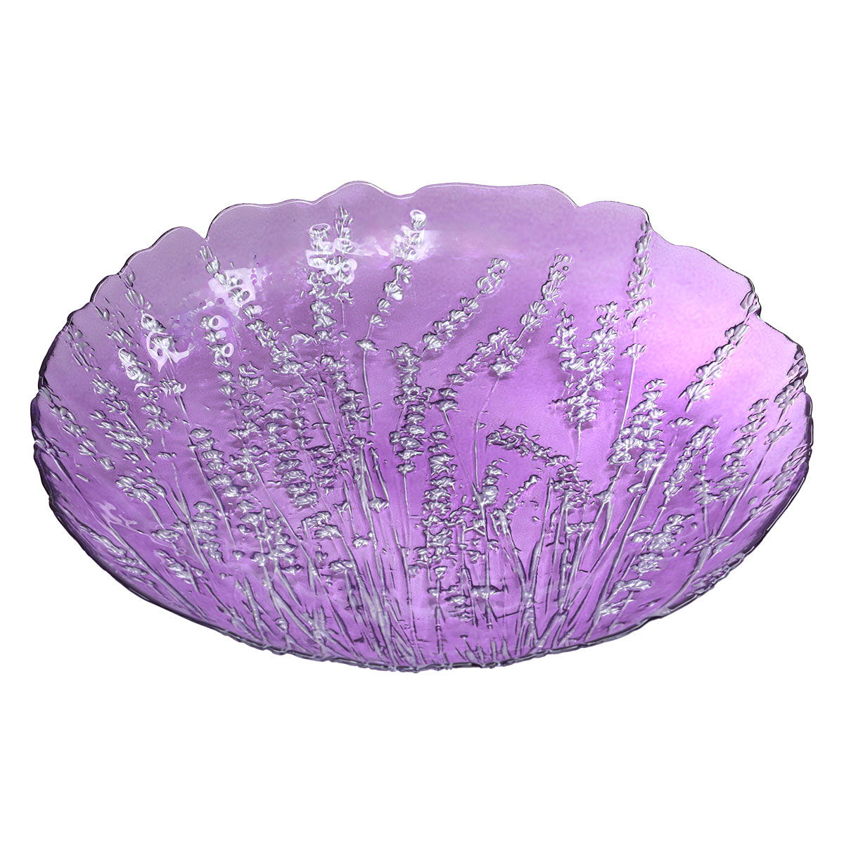 Al Saif Gallery Glass Serving Plate, 39X39X7 Cm - Purple product image 2