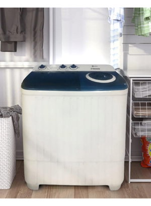 غسالة نصف اوتوماتيك سرين، 5 كجم، حوضين، تحميل امامي، SRWM-5K-TTW - ابيض product image 2
