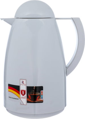 Alrhine Marcotec thermos, 1.5 liters, thermal glass inner container, plastic outer shell - gray product image 2