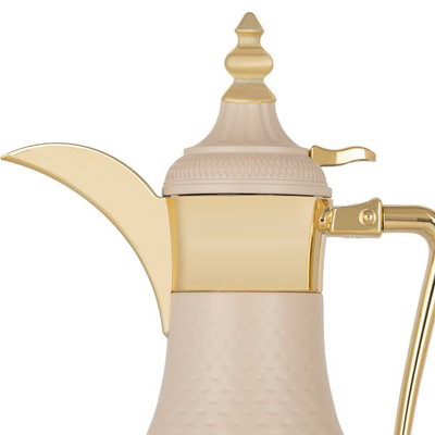 Al Saif Gallery Tamim Dallah Steel, 0.6 liter - Gold brown product image 4