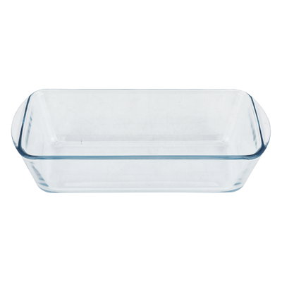 صينية فرن زجاج بايركس، 28 سم، مستطيل، فرنسي - شفاف product image 2