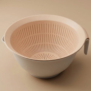 Bowl with strainerAl Saif Gallery - beige product image