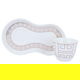 طقم فناجين قهوة عربي بورسلان السيف غاليري، صحن، 12 قطعة - أبيض product image 1