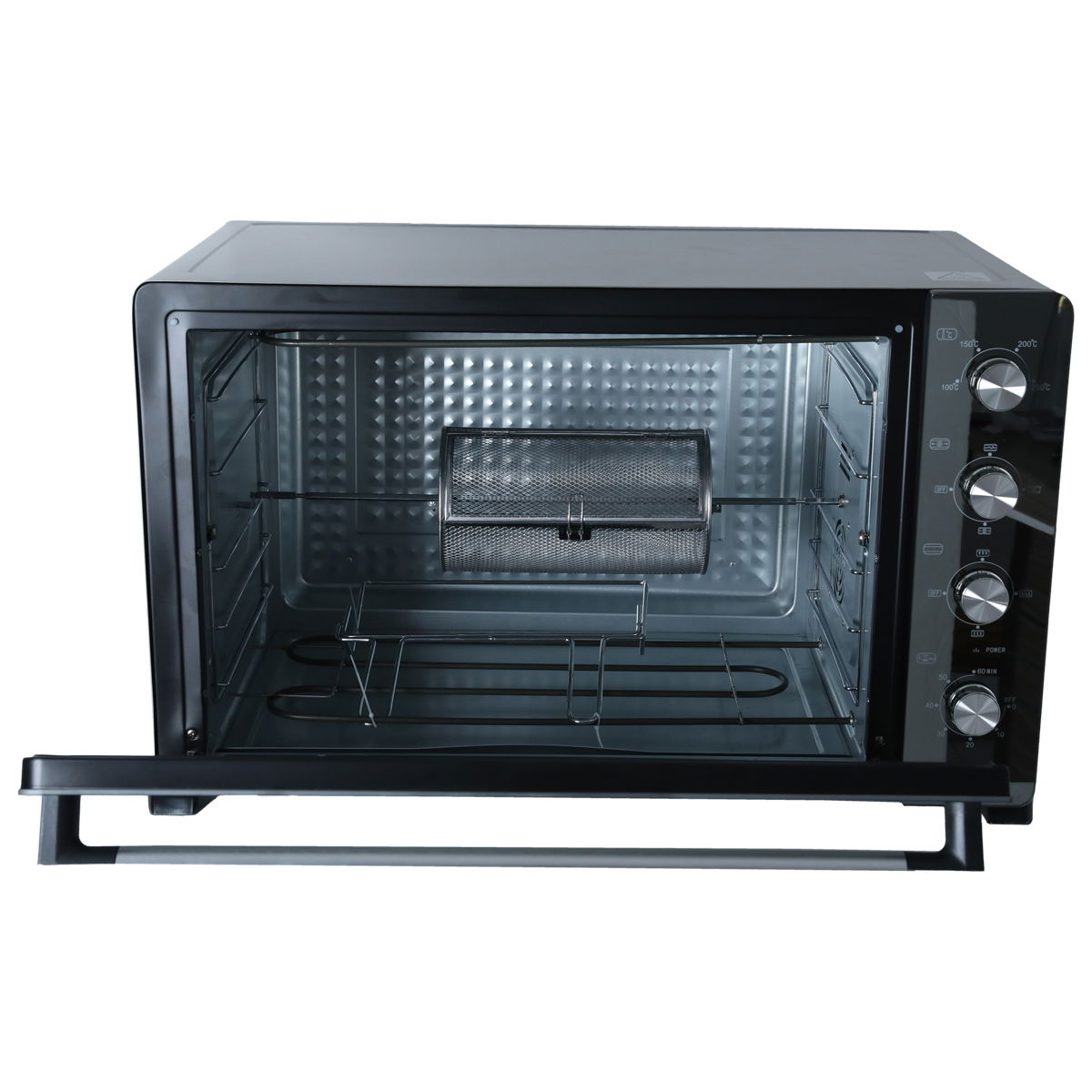 Edison HKCA3-120 Electric Oven, Double Glass Door, 120 L, 2800 W - Black product image 4