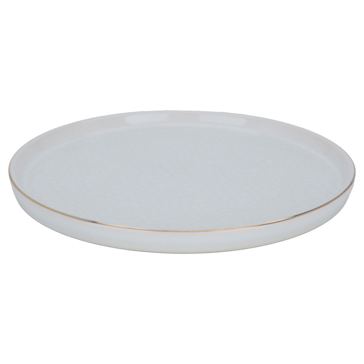Al Saif Gallery porcelain serving plate, 20 cm, round - white product image