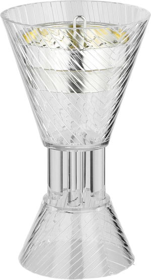 مبخرة أكرليك السيف غاليري، 13x13x24 سم، قاعدة - شفاف product image