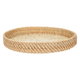 Al Saif Gallery wicker tofir, 37x37x5 cm, round, medium - beige product image 3