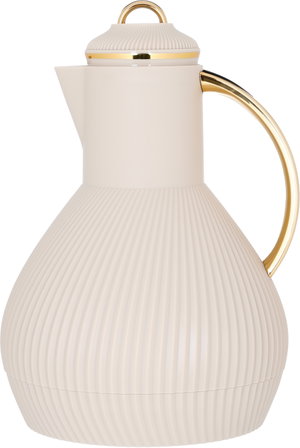 AliaAl Saif Gallery Thermos, 1 liter, Inner Glass, Pressure Cooker - Light Brown product image