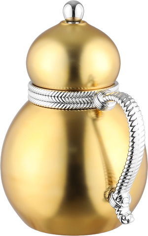 ترمس دلة تميم 9 ستانلس استيل السيف غاليري، 0.7 لتر، يد فضي، خدمة ذاتية، ضغاط -  فضي ذهبي product image 2