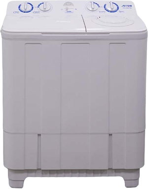 غسالة نصف اوتوماتيك ارو، 8 كجم، 5 كجم تجفيف، تحميل علوي، RO-09KTM - ابيض product image