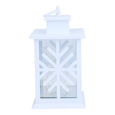 فانوس بشمعة رواد العائلة، 13x13x20 سم - ابيض product image 3