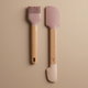 Al Saif Gallery Silicone Spatula And Brush Set - Wooden product image 1