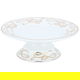 Al Saif Gallery porcelain dessert stand, 12 x 12 x 4 cm, circular, distinctive gold-white pattern product image 1