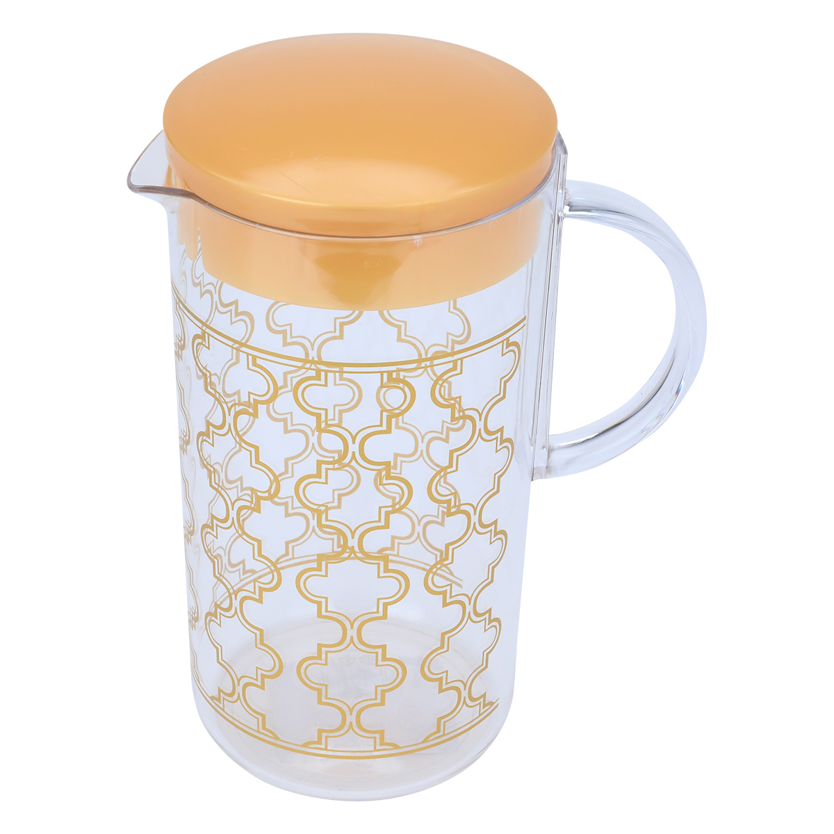 طقم جيك وكاسات بلاستيك السيف غاليري، 0.4 / 1.2 لتر، 4 كاسات - شفاف product image 2