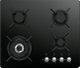 موقد سطح طاولة ماستر جاز، 60 سم، 4 شعلات، H64GBCX - اسود product image 1