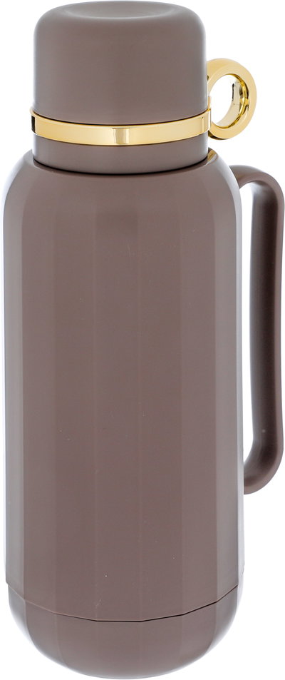 Timeless Rahal Thermos, 1 liter, thermal glass inner shell, plastic outer shell - Cappuccino product image 3