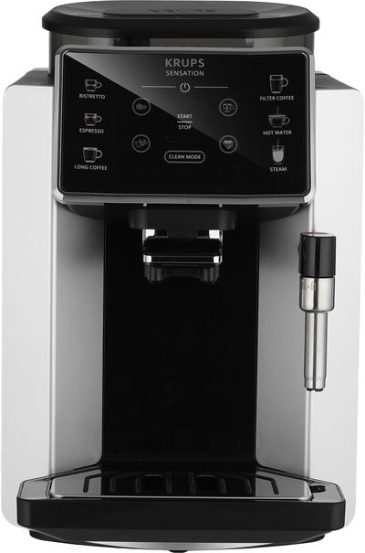 Krups EA910 Automatic Coffee Maker, 1.7L, 1450W, Touchscreen, 5 Grind Levels - Black Silver product image 1