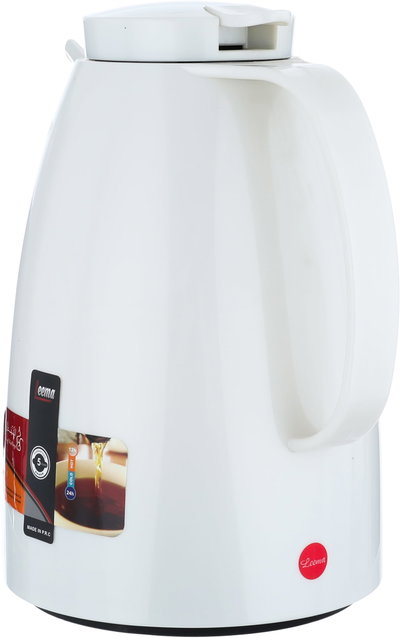 Al Saif Gallery Lima Thermos, 1.5 liters, compressor, thermal glass inner container, plastic outer shell - pearl product image 5