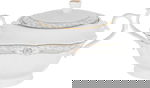 طقم سفرة بورسلان السيف غاليري، 65 قطعة، خطوط ذهبية - ابيض product image 2