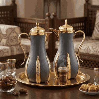 طقم ترامس سنا السيف غاليري، قطعتين، 1/1 لتر، حافظة داخلية زجاج حراري - رمادي غامق product image 2