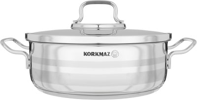 Korkmaz Astra 2 Stainless Steel Cookware Set, 11 Pieces - Silver product image 4