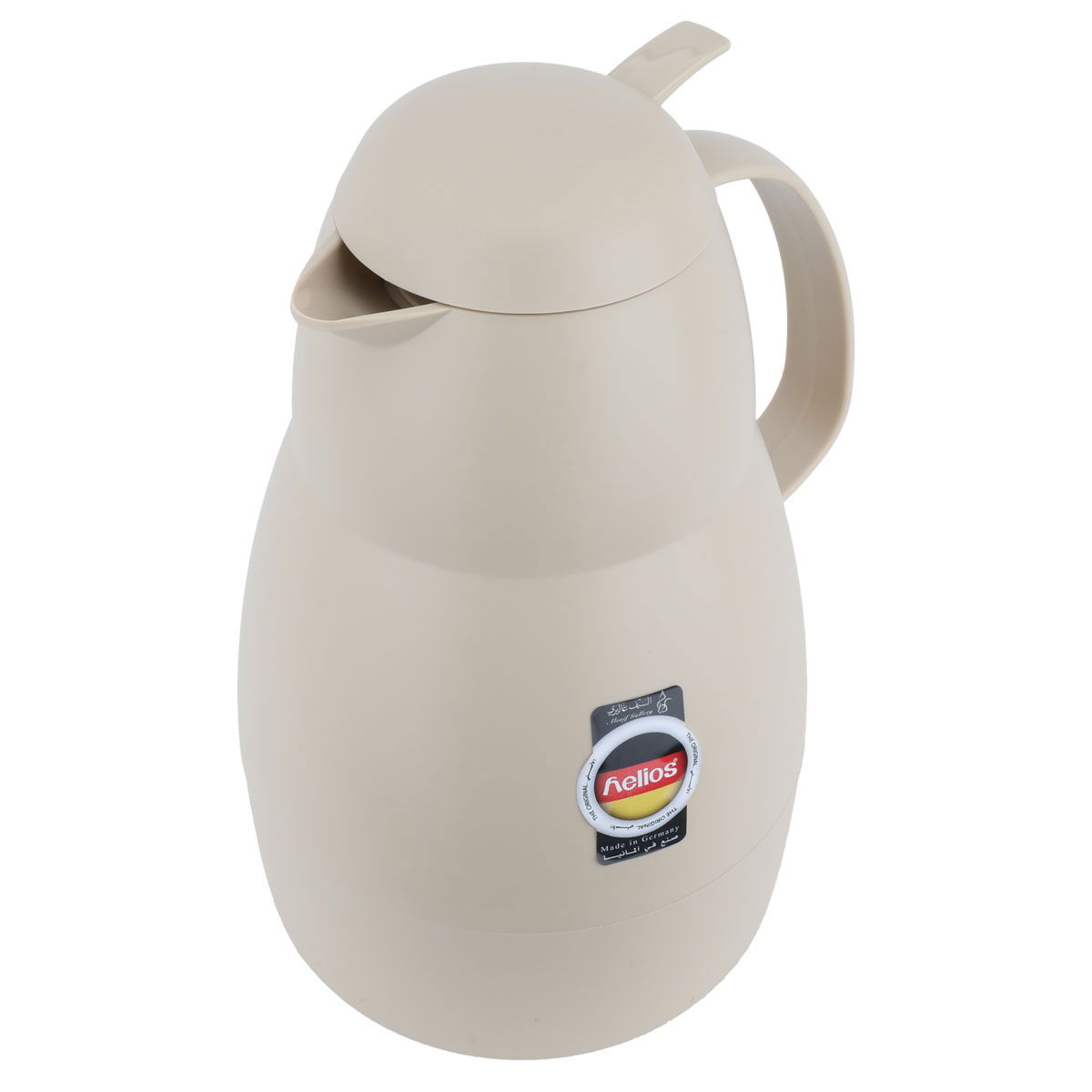 Helios thermos, 1.5 liters, thermal glass inner container, plastic outer shell - beige product image 2