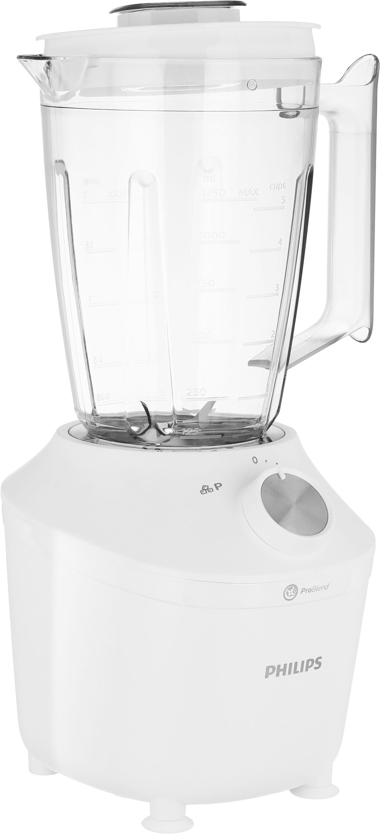 خلاط كهربائي فليبس، 600 واط، 2 لتر، 2 سرعة - ابيض product image 2