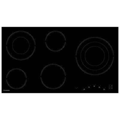 Ariston Hr9020B Vitro Electric Ceramic Cooker, 5 Burners, 9 Heat Levels, 8600 Watt, 90 X 60 Cm- Black product image 1