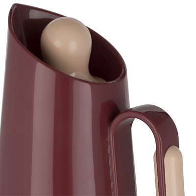 ترمس ديفا 13 روبوت بيكر السيف، 1 لتر، حافظة داخلية زجاج حراري - عنابي product image 5