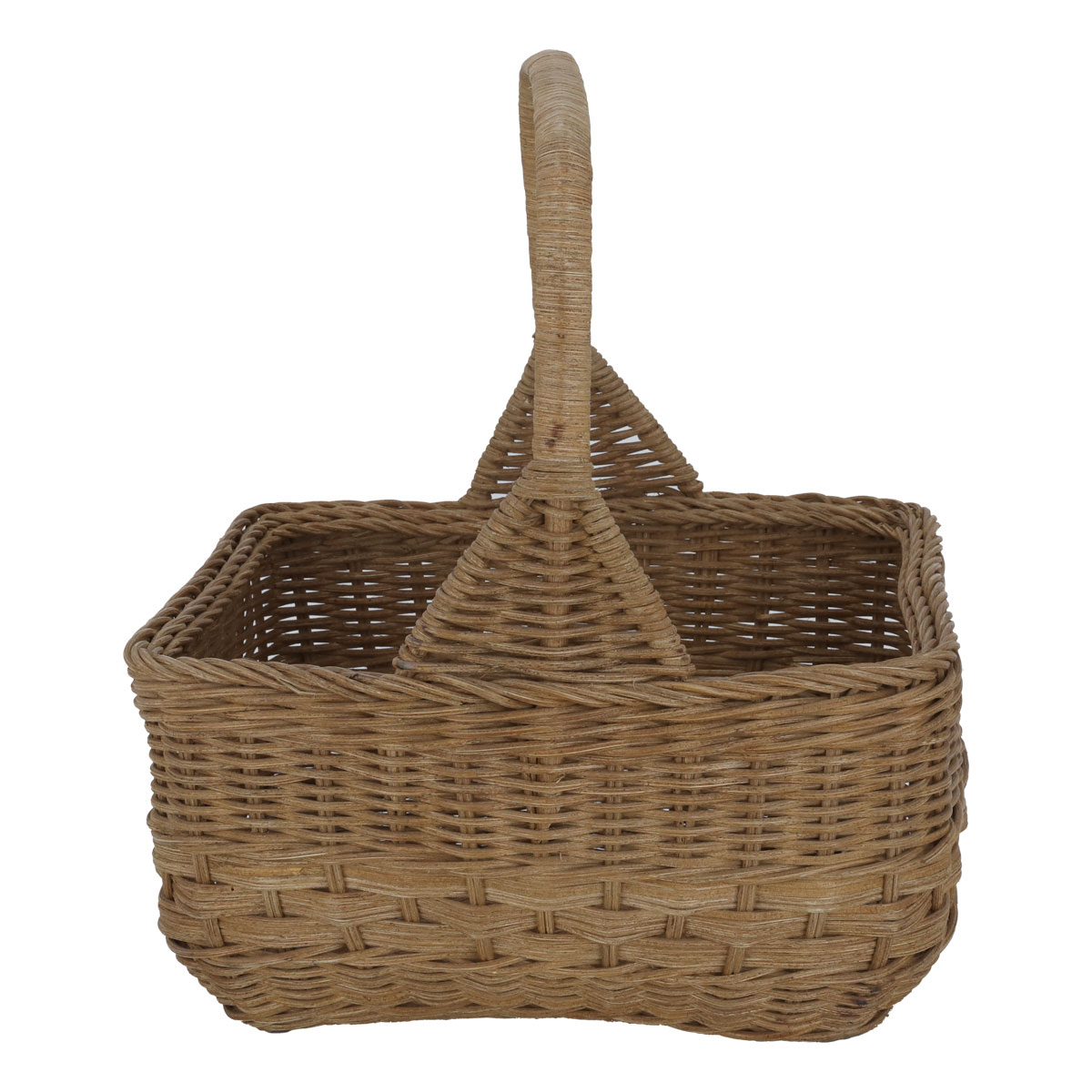 Al Saif Gallery Rectangular Wicker Serving Basket, 30 X 26 X 16 Cm - Beige product image