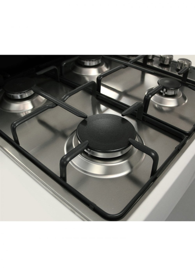 موقد بلت ان جليم غاز، 60 سم، 4 شعلات غاز، مفاتيح جانبية، صمام أمان كامل، GTL64IX - فضي product image 2
