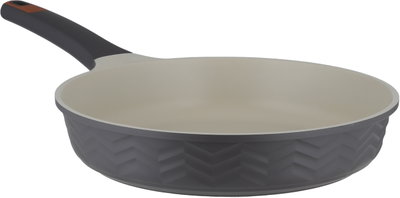 طقم قدور داي كاست الومنيوم روبوست، 7 قطع، غطاء زجاج، يد سيليكون - رمادي غامق product image 7