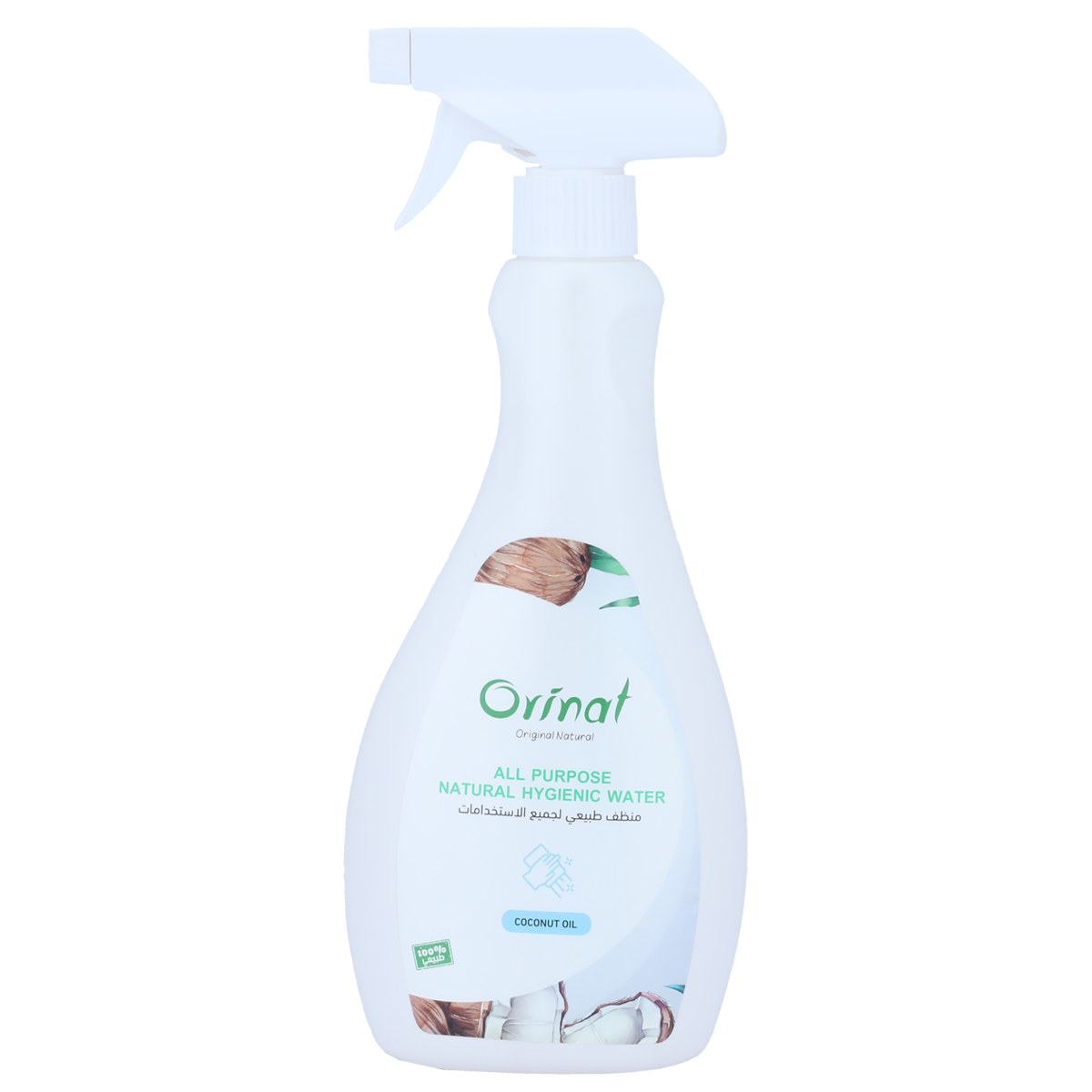 منظف متعدد الاستخدامات بخلاص جوز الهند اورينت، 500 مللي - ابيض product image