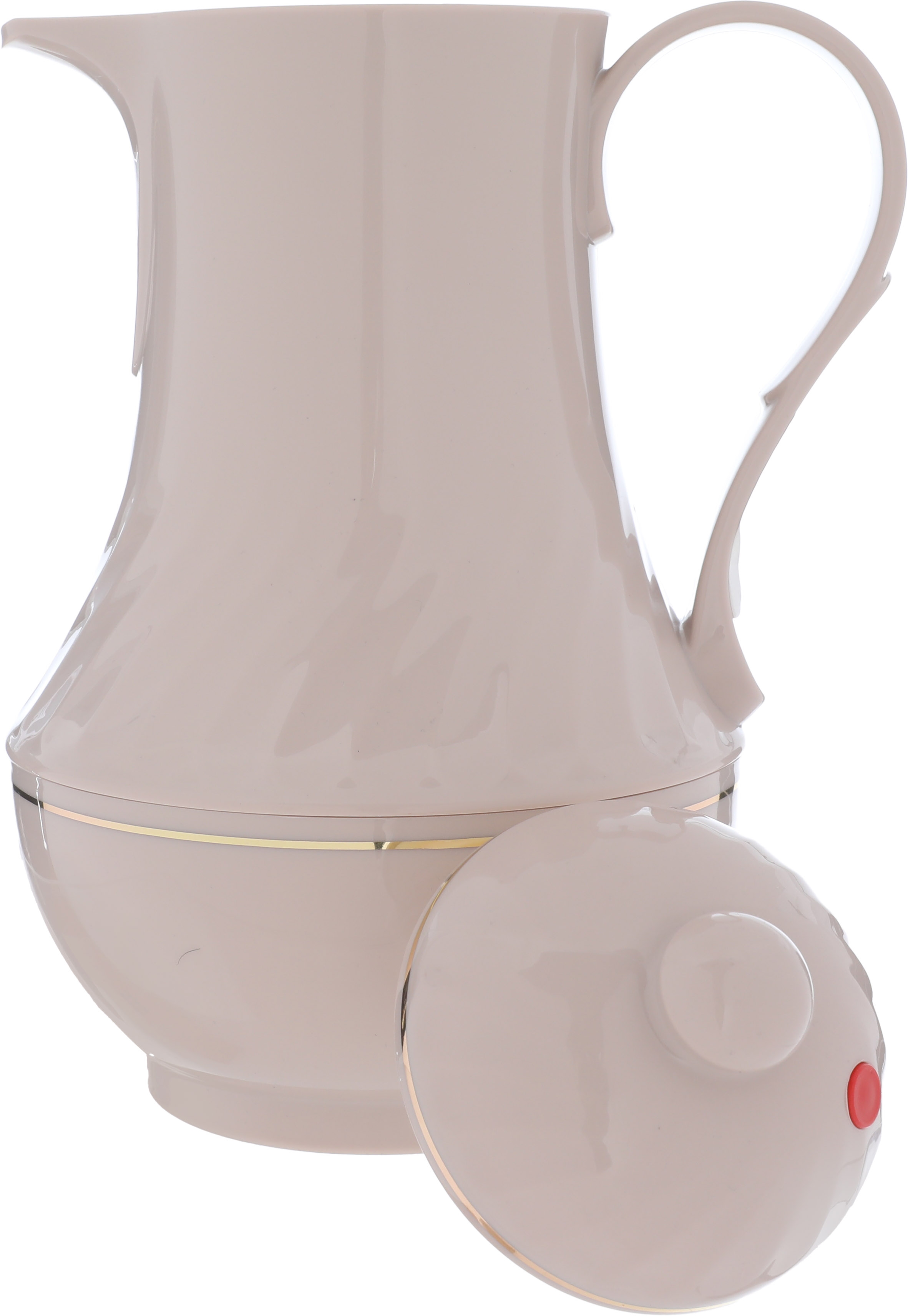 ترمس روتبونت، 1 لتر، حافظة داخلية زجاج، هيكل خارجي بلاستيك - بني فاتح product image 2