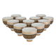 Al saif gallery Arabic coffee cups set, 12 pieces - black white product image 1
