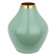فازة هندي استيل العين الاندلسية، 11×11×20 سم - اخضر ذهبي product image 2