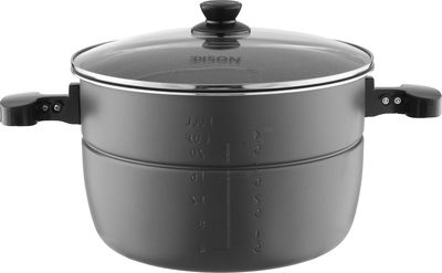 قدر ضغط كهربائي إديسون برو، وعاء داخلي جرانيت، 1400 واط، 10 لتر، 10 وظائف طبخ، GT1009-W - فضي اسود product image 7