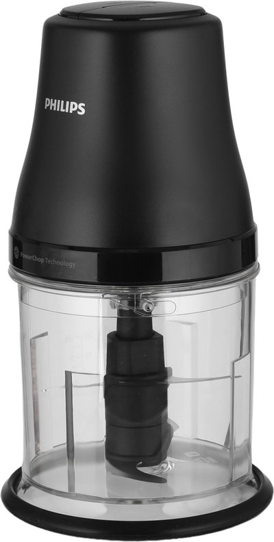 قطاعة خضروات فيليبس، 450 واط، 1 لتر، 4 شفرات، HR1501/00 - اسود product image 2