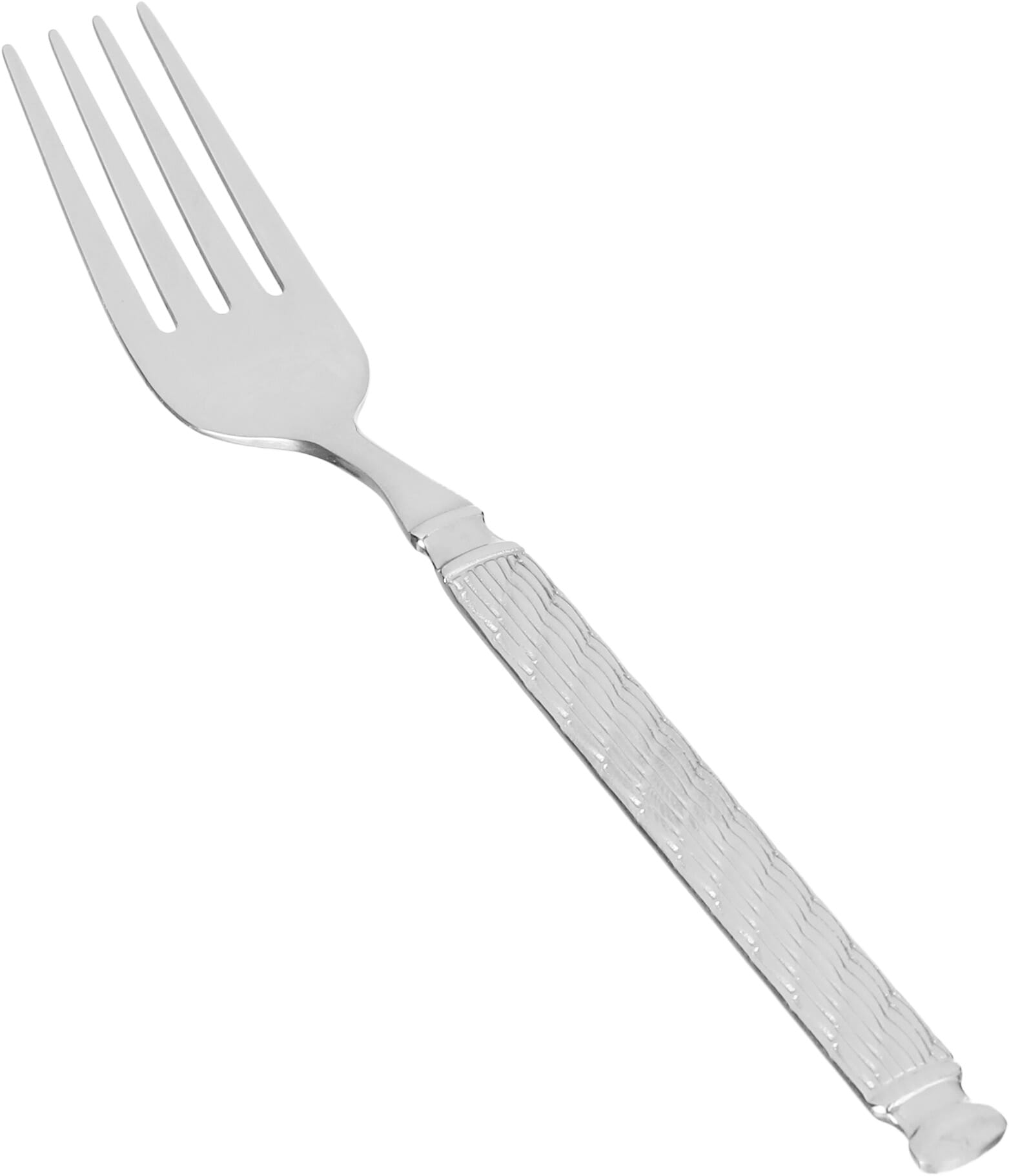 Al Saif Gallery steel sweet fork set, 6 pieces, engraved - silver product image 2