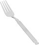 Al Saif Gallery steel sweet fork set, 6 pieces, engraved - silver product image 2