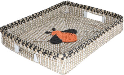 سلة تقديم خوص السيف غاليري، 45 سم، مستطيل - متعدد الألوان product image 2