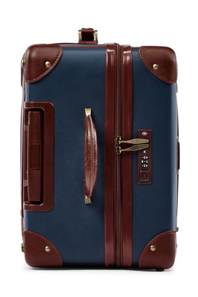 Limra LMA-7058 Artificial Leather Luggage Set, 4 Sizes, 4 Wheels, 360 Degree Rotating - Blue Brown product image 7