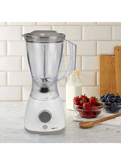 خلاط كهربائي مع مطحنة كولن، 350 واط، 1.5 لتر، 4 سرعات، 801107007 - ابيض product image 3